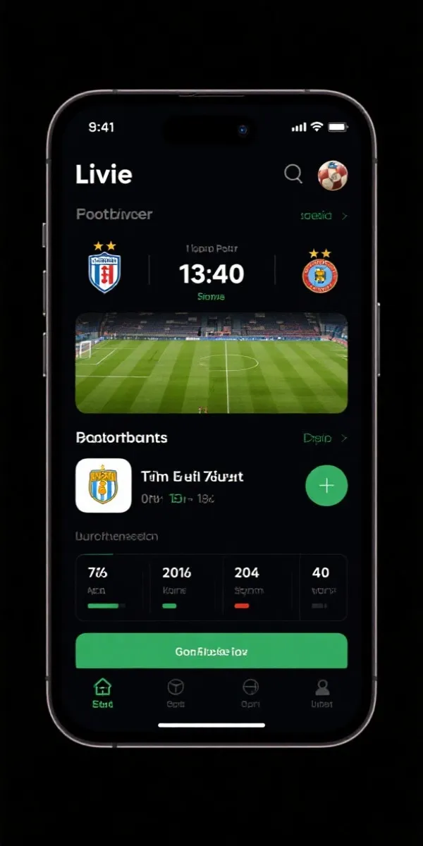 世界杯直播竞猜网 App Interface